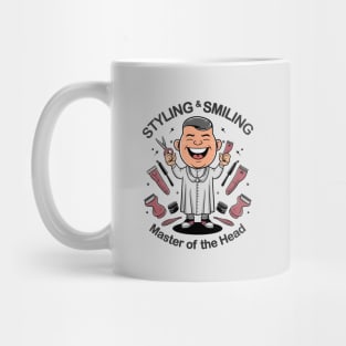 styling and smilimg master of the head Mug